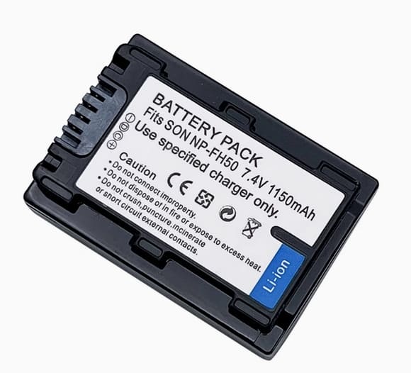 Batterie NP-FH50 pour appareil photo Sony SLR A230 A290 A330 Cybershot DSC-HX1