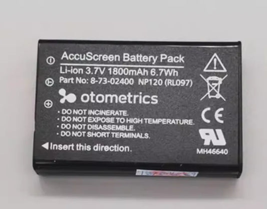 8-73-02400 NP120 Battery for Otometrics Madsen Hearing Screening Device