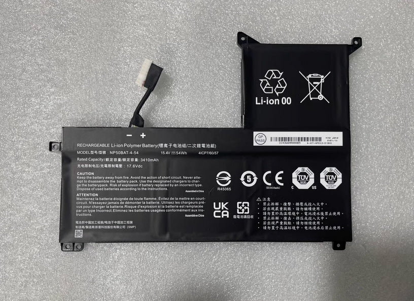 NP50BAT-4-54 Battery for Clevo X17 NP70 AT22 Gigabyte G5 KE-52DE213SD 51MY263SH - Store Shoppe