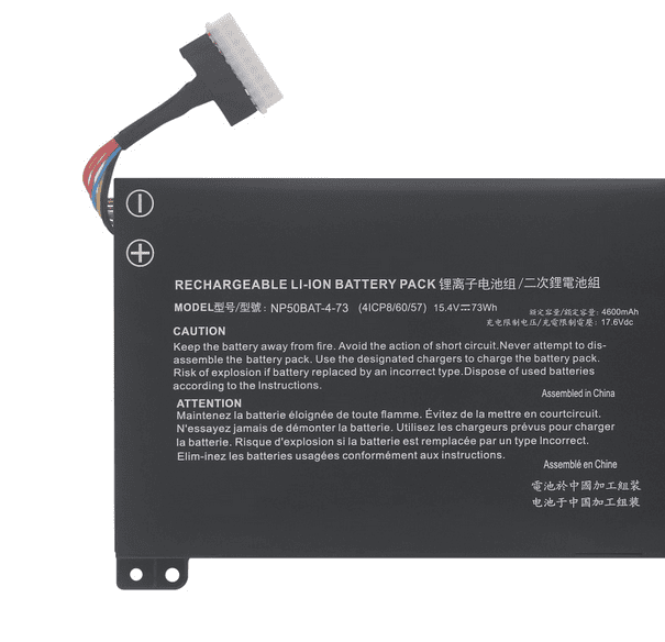 NP50BAT-4-73 Battery for Hasee TX8R7 TX9R7 TX8R9 TX9R9 Clevo NP7861C