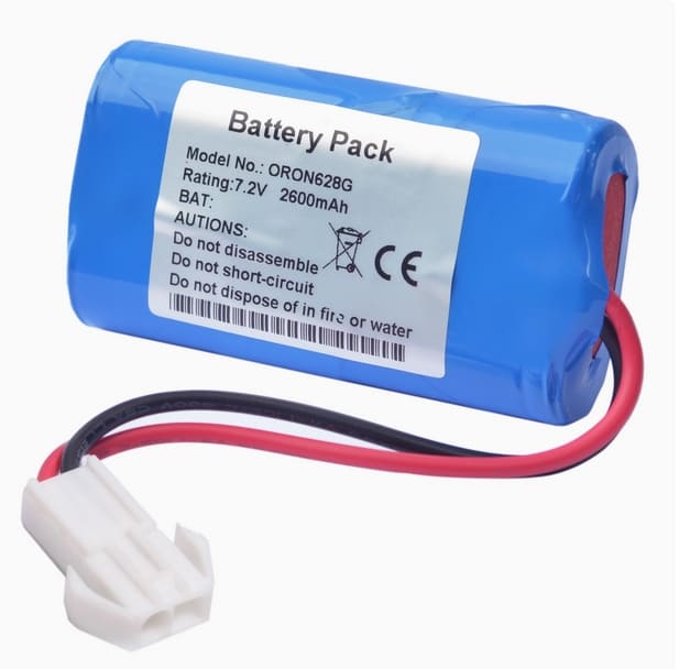 Horron ORON628G ORON-628G 7.2V 2600mAh Medical Battery