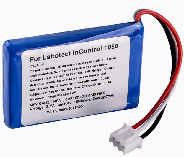 PA-L2 Battery for InControl 1050 PA-L2 CO₂ Analyzer 1950mAh