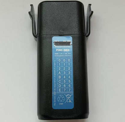 ELCA Radio Remote Control RADIOCOMANDI PINC-GEH, 7.2V 1.1Ah Battery