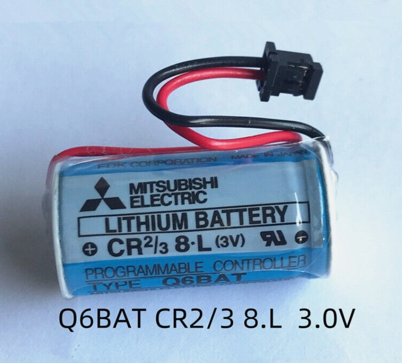 Genuine Q6BAT PLC Battery for MELSEC-Q PLC CR2/38.L CR2/3 8.L 1700mah - Store Shoppe