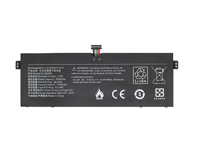 R13B08W Battery for XiaoMI RedmiBookAir 13.3 XMA2005-AJ AB AN