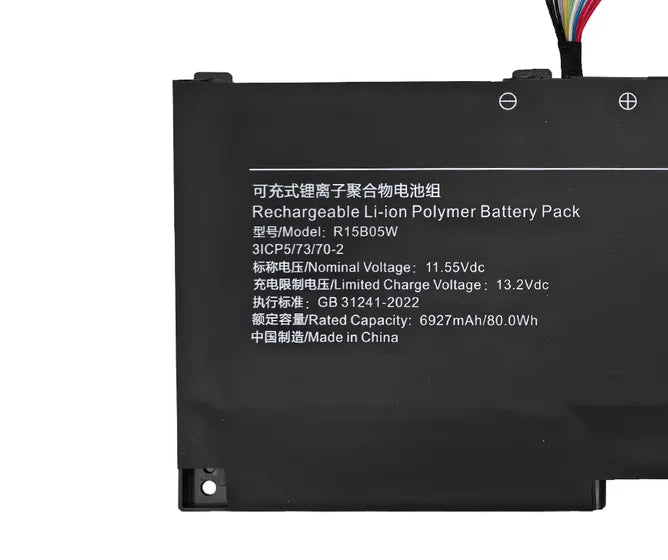 R15B05W Battery for XiaoMi Pro X 15 2021 XMA2010-AJ Pro X15 Notebook Pro X 15