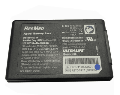 R270-7417 Battery for Resmed ASTRAL 150 S00335 6600mAh/95Wh