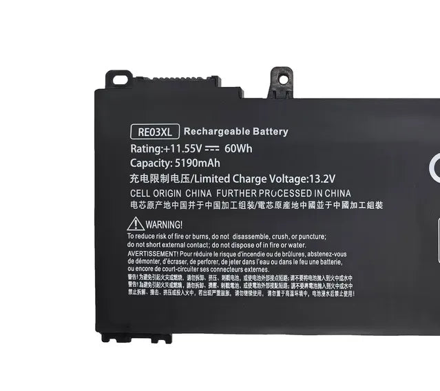 RE03XL 60Wh Battery For Hp 430 440 445 450 455R G6 G7 HSTNN-OB1C