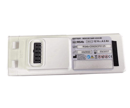 RS4b-C0920DP0125 Battery for PROGETTI MEDICAL RESCUE SAM 4.0 / 4.0D AED Defibrillator