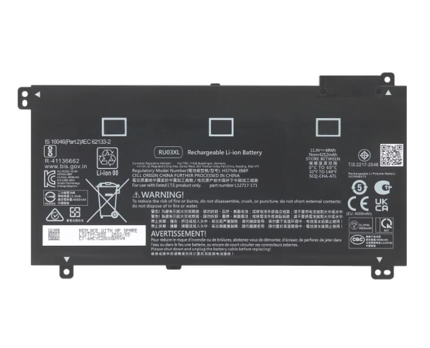 RU03XL Battery for Hp ProBook x360 11 G3 EE-5TL03EA EE-6FB28LA - Store Shoppe