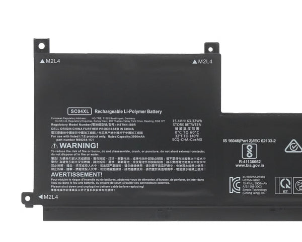 SC04XL Battery for Hp HSTNN-IB9R M07392-005 ENVY 14-eb0006nm