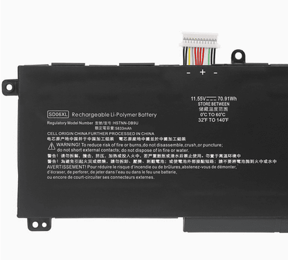 SD06XL Battery for Hp HSTNN-DB9U OMEN 15-ek1035TX L84356-2C1