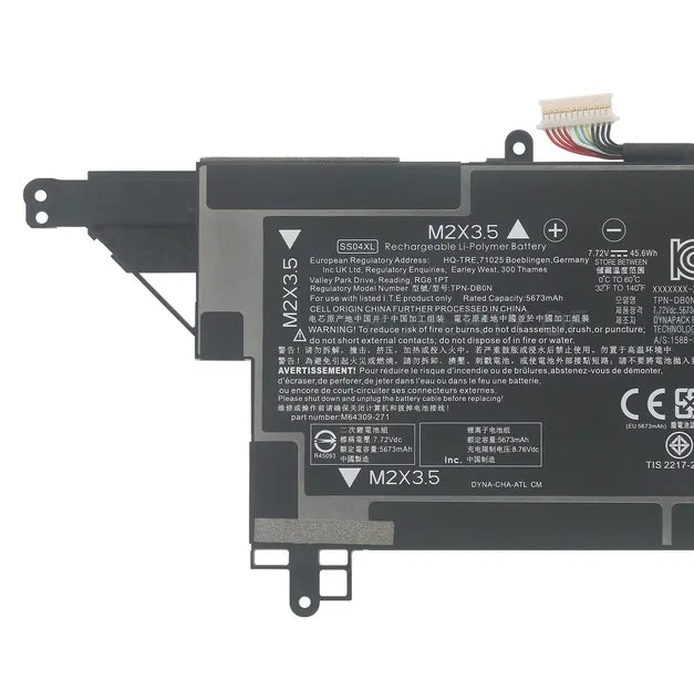 SS04XL Battery for Hp TPN-DB0N M64309-271 Elite Dragonfly G3 G4