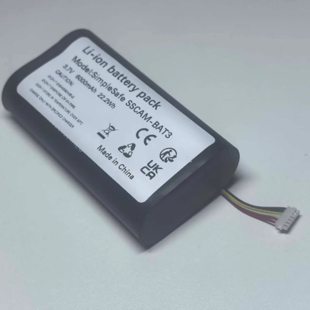 SimpliSafe Outdoor Camera SSCAM-BAT3 6000mAh Replacement Battery