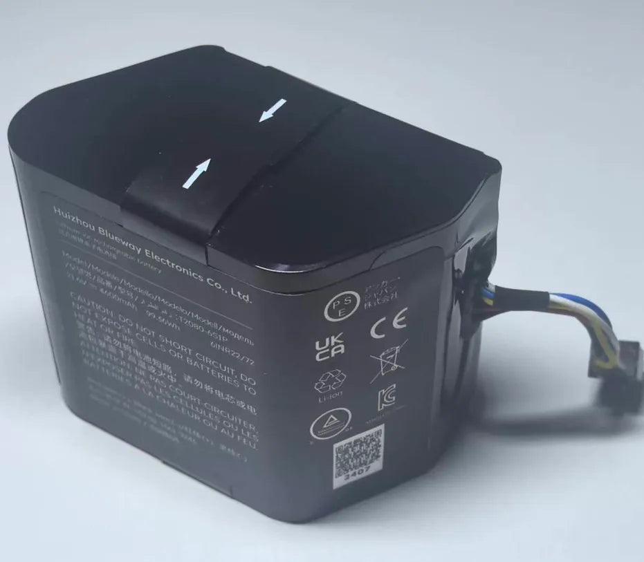 Batterie de remplacement T2080-6S1P pour aspirateur robot Eufy Omni S1 Pro T2080 21,6 V 4600 mAh