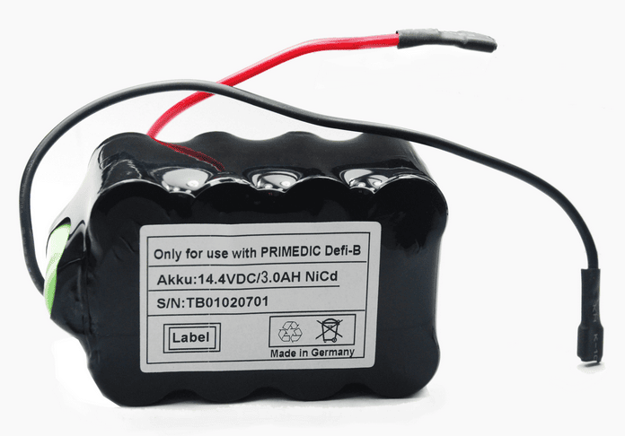 Batterie NiCd TB01020701 3,0 Ah pour PRIMEDIC Medtronic DEFI-B