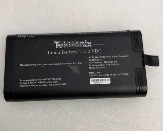 TEKBAT-01 Tektronix 2 Series MSO 2-BP 2-BATPK Battery Pack 2 Series 146-088-00