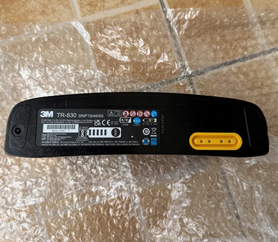 3M TR-830 Versaflo Intrinsically Safe Battery for TR-819 / TR-800 Powered Air Purifying Respirator Systems