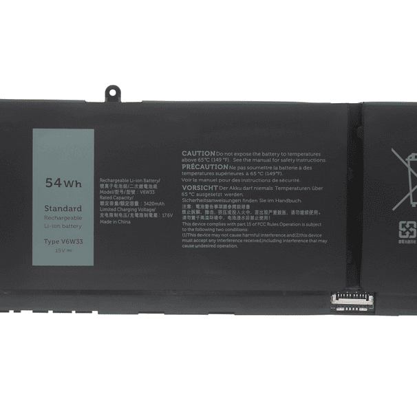 V6W33 Li-ion Battery for Dell inspiron 5510 5515 5518 5320 54Wh 