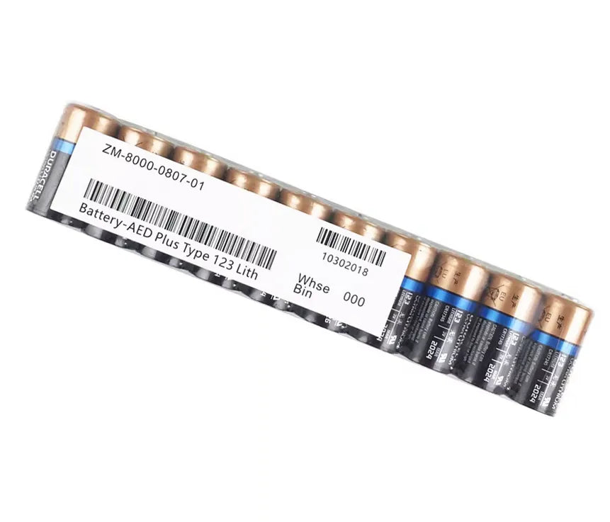 Pile au lithium Duracell CR17345 3V ZM-8000-0807-01 pour défibrillateur ZOLL AED Plus