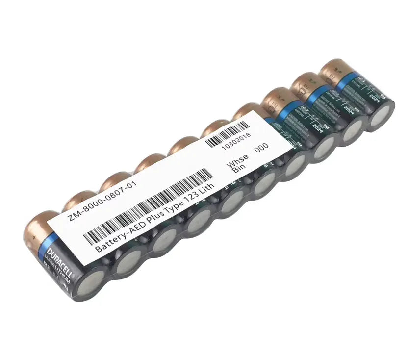 Duracell CR17345 3V Lithium Battery ZM-8000-0807-01 for ZOLL AED Plus Defibrillator