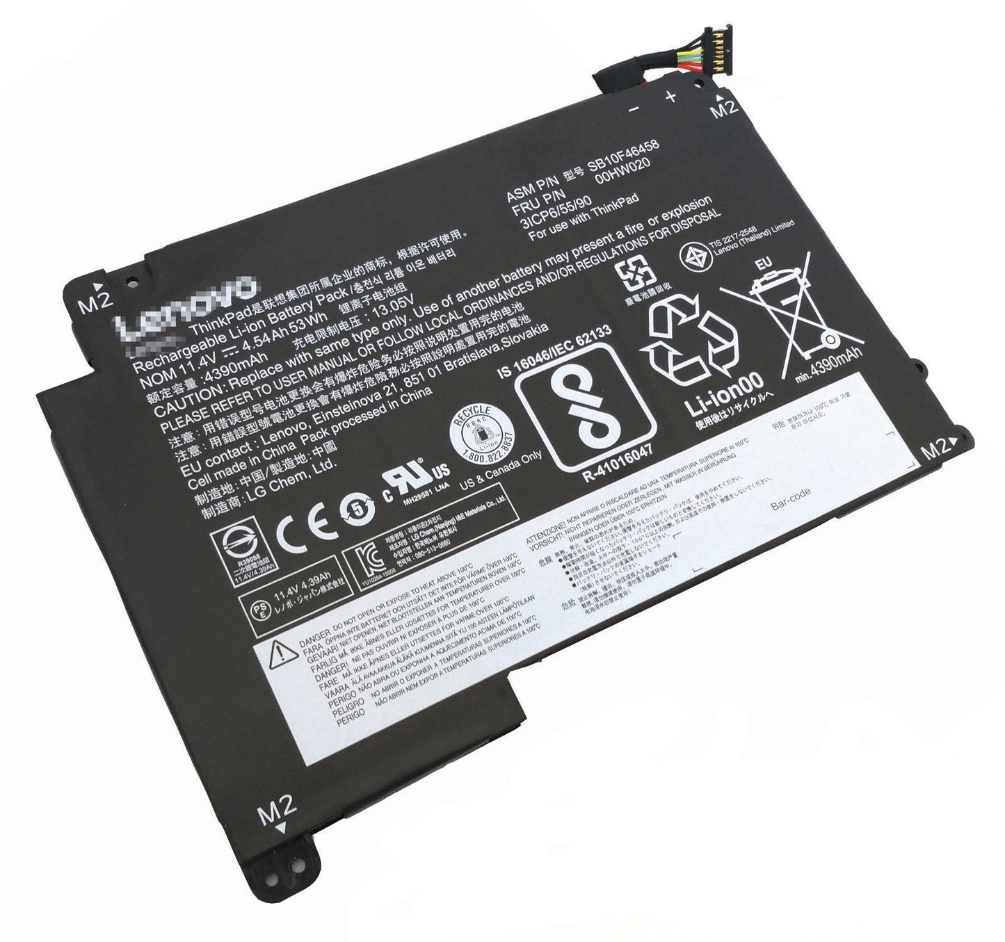 Lenovo ThinkPad S3 Yoga 14 Yoga 460 SB10F46458 00HW020 00HW021 Battery - Store Shoppe