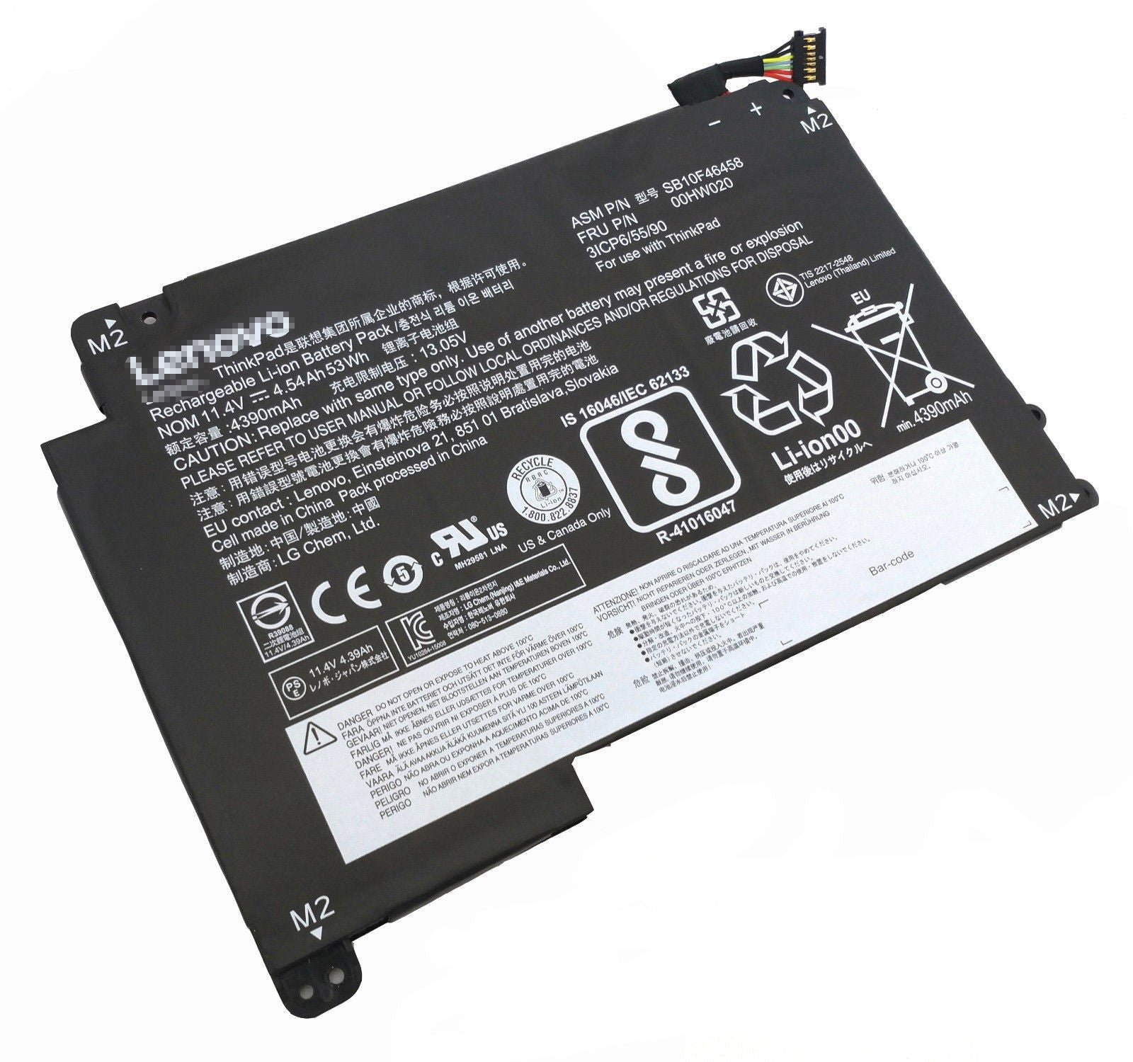 Lenovo ThinkPad S3 Yoga 14 Yoga 460 SB10F46458 00HW020 00HW021 Battery