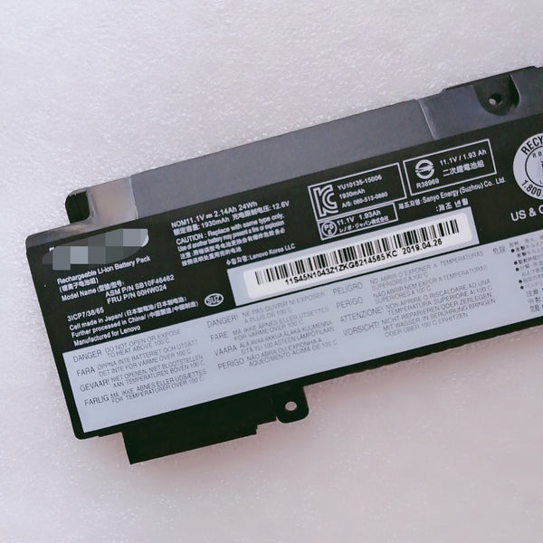 00HW024 00HW025 Battery for Lenovo T460S T470s 01AV405 01AV406
