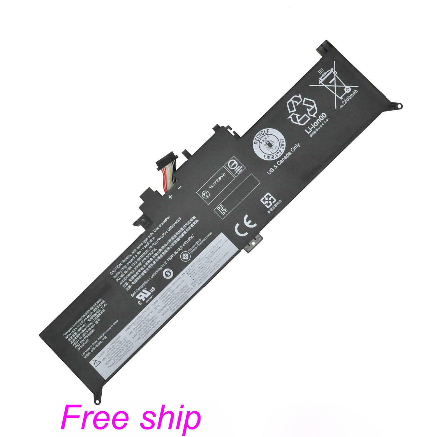 00HW026 00HW027 Battery For Lenovo ThinkPad Yoga 260  01AV432 01AV433