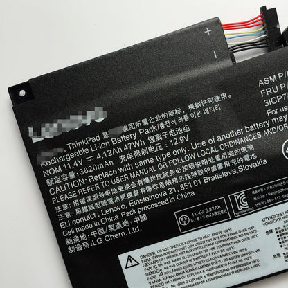 Lenovo ThinkPad S5 E560P 00HW041 00HW040 SB10J78989 47Wh Battery - Store Shoppe