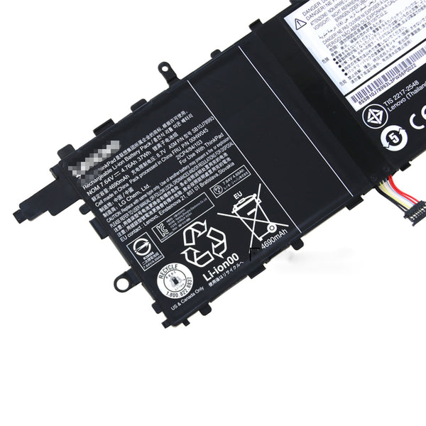 37Wh Lenovo SB10J78993 00HW045 00HW046 ThinkPad X1 Tablet Battery