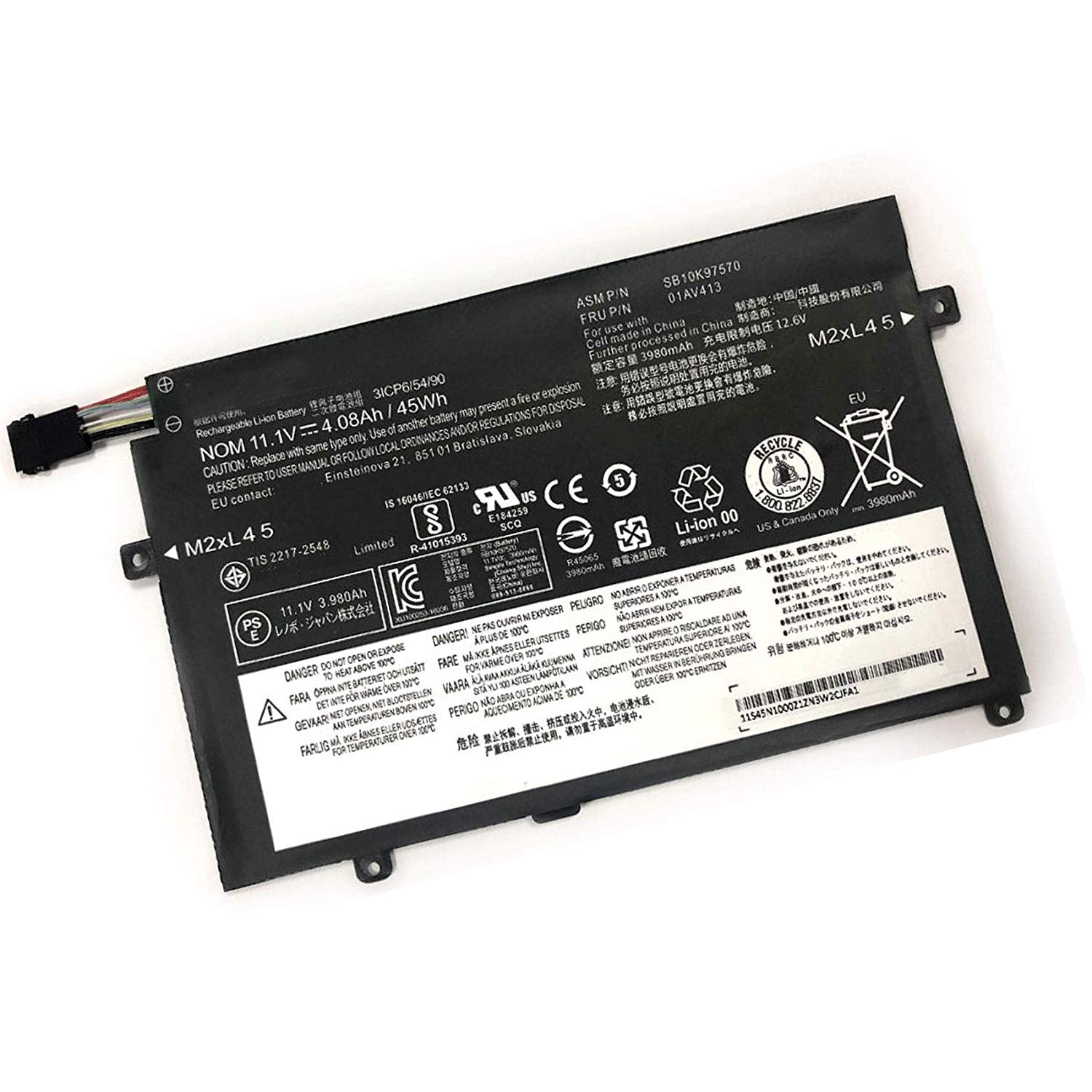 01AV413 01AV412 Battery for Lenovo ThinkPad Edge E470 E470C E475 - Store Shoppe