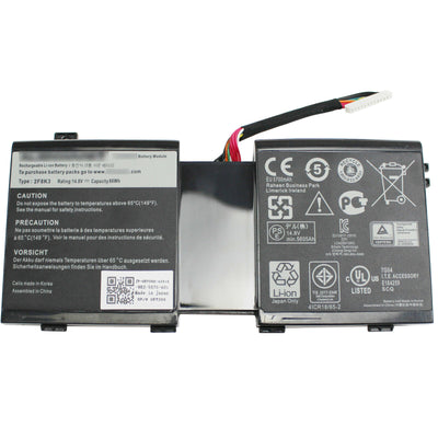 2F8K3 KJ2PX Battery for Dell Alienware 17 18 18x M17X R5 M18X