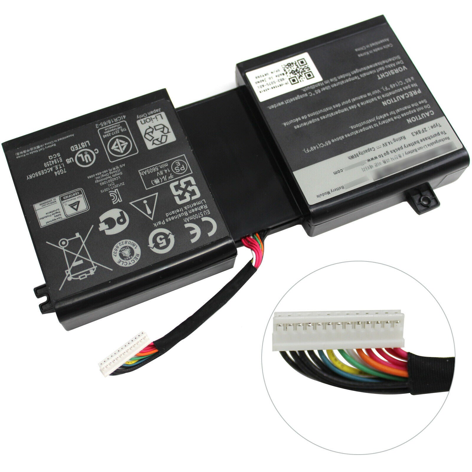 2F8K3 KJ2PX Battery for Dell Alienware 17 18 18x M17X R5 M18X