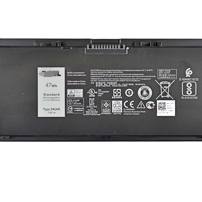 Replacement Dell Latitude E7440 E7450 34GKR 7.4V 47Wh Battery - Store Shoppe