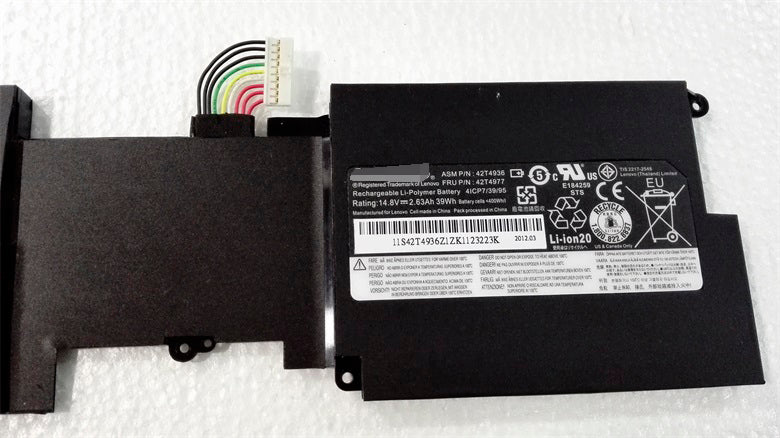 Lenovo 42T4936 42T4977 42T4939 ThinkPad X1 2630mAh 39Wh laptop battery - Store Shoppe