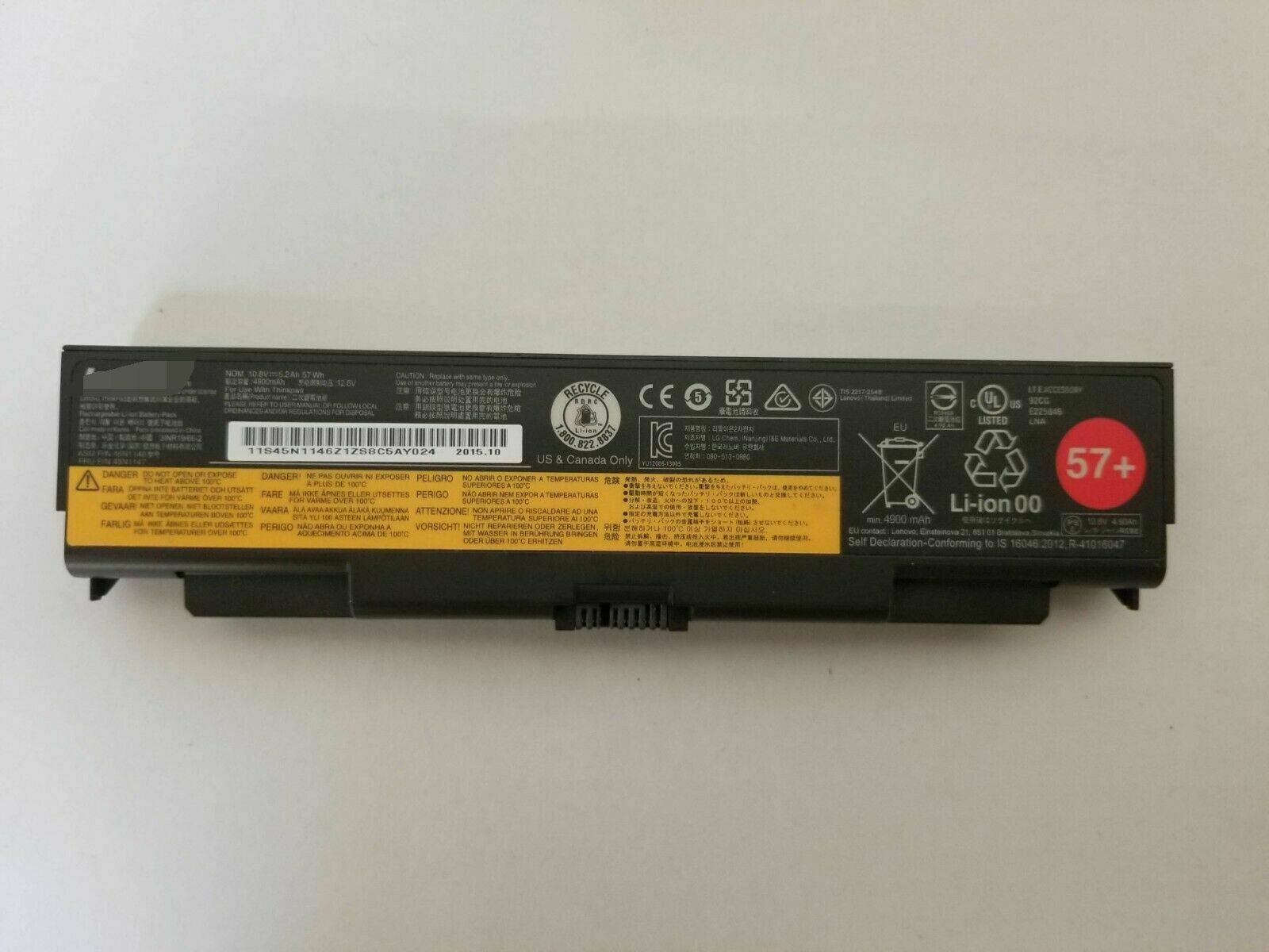 45N1159 45N1769 45N1158 57+ Battery for Lenovo ThinkPad L440 W540 W541 - Store Shoppe