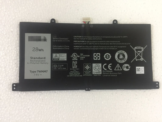Dell 7WMM7 D1R74 Venue 11 Pro Keyboard 7.4V 28Wh Battery - Store Shoppe
