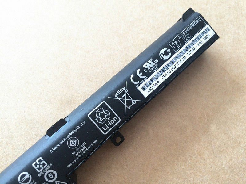 15V 2950mAh 44Wh A41-X550E Laptop Battery For Asus X450 X450E