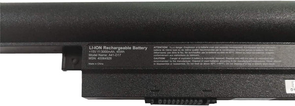 Medion Akoya E7415 E7419 A31-D17 A32-D17 A41-D17 A42-D17 Battery
