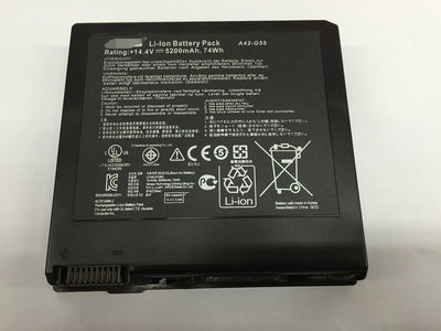 Batterie A42-G55 74 Wh pour Asus G55, G55VM, G55V et G55VW