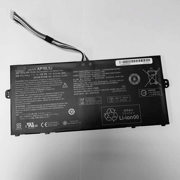 Replacement Acer Spin 1 SP111-32N Swift 5 SF514-53T AP16L5J Battery