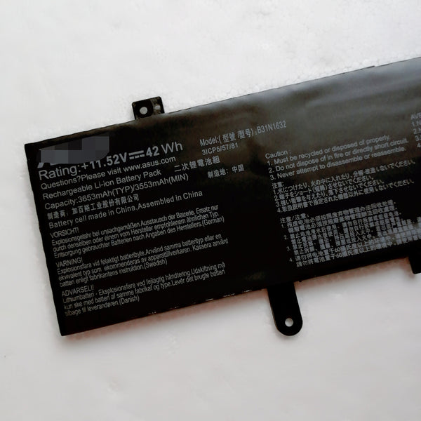 B31N1632 42Wh Battery for Asus Vivobook 14 X405UR X405UA X405UQ-1B