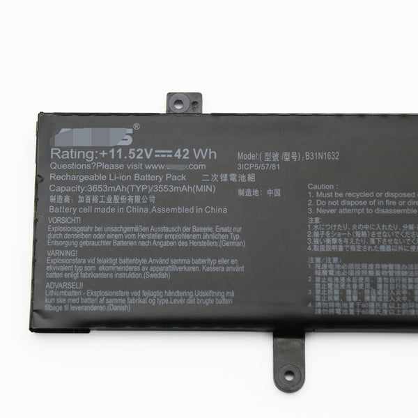 B31N1631 Replacement Battery For Asus VivoBook S14 S410UN-EB065T EJ086