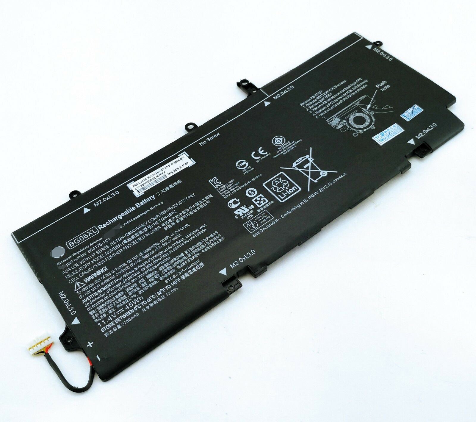 BG06XL 45Wh Battery for Hp HSTNN-IB6Z 805096-001 EliteBook 1040 G3 Series - Store Shoppe