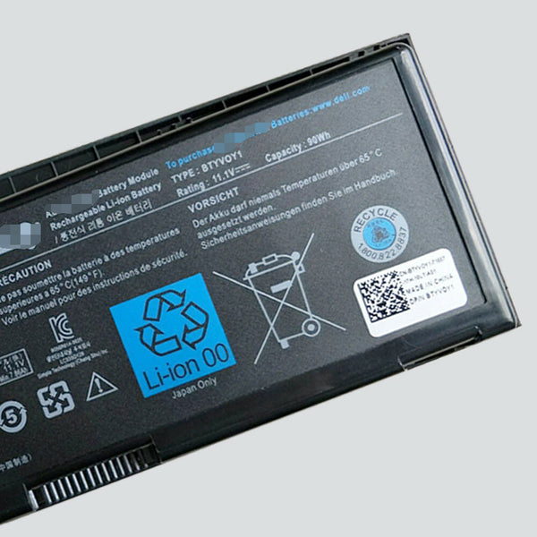 BTYVOY1 BTYV0Y1 battery for Dell Alienware M17x R3 Alienware M17x R4