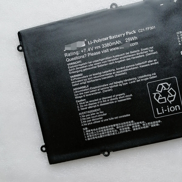 C21-TF301 25Wh Battery for Asus Transformer TF700 TF700T Tablet