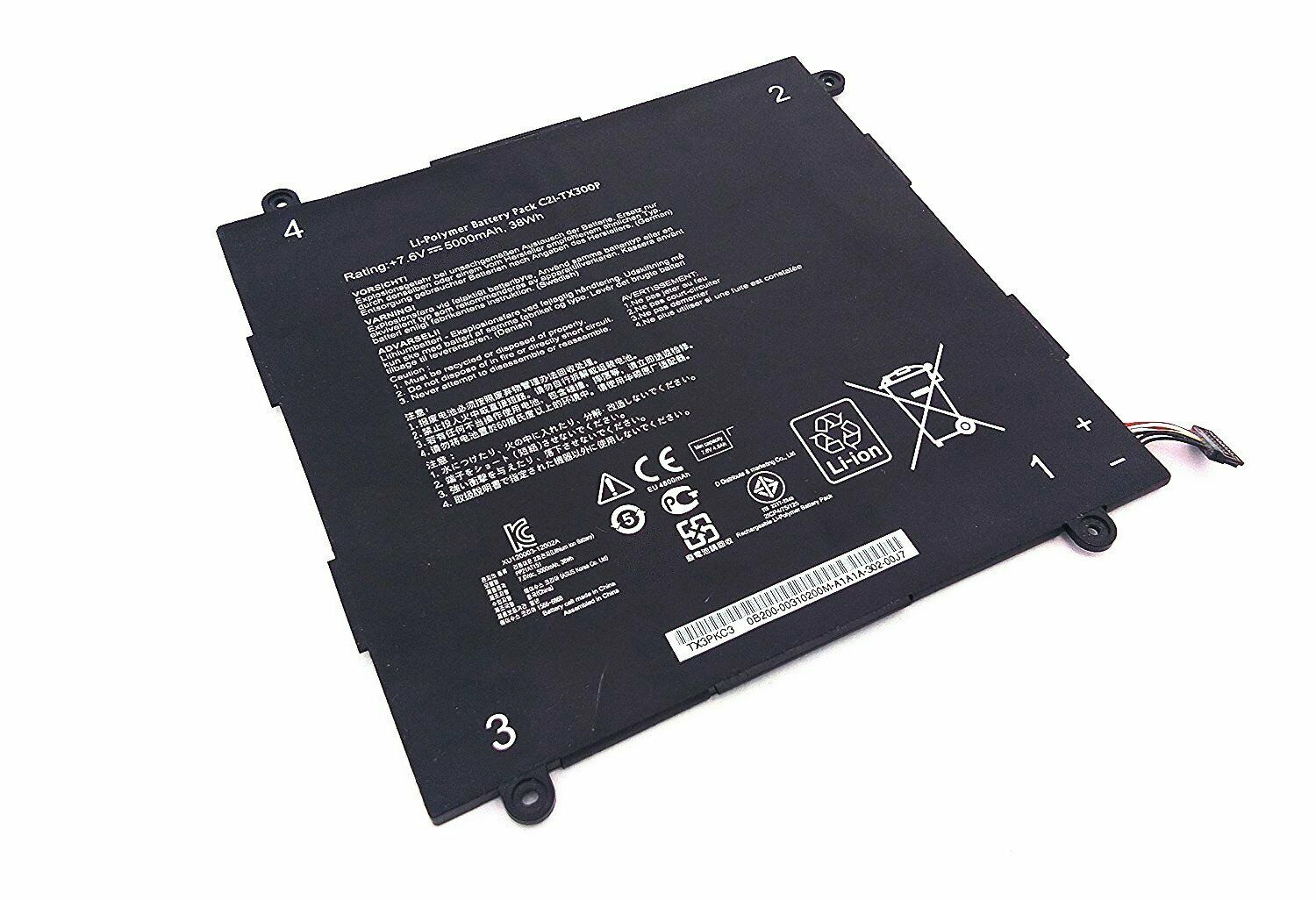 C21-TX300P 38Wh Battery For Asus Transformer Book TX300 TX300CA - Store Shoppe