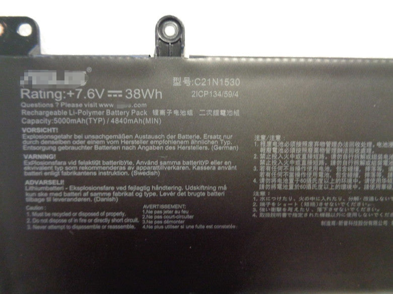 C21N1530 Battery for Asus Chromebook C202 C202SA C202SA-2A C202SA-3A 38Wh 7.6V - Store Shoppe