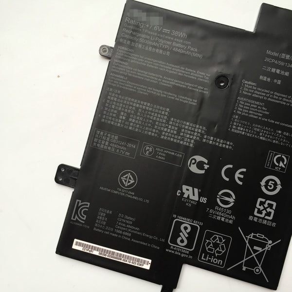Replacement Asus C21N1629 ChromeBook E203MA E203N 38Wh Battery